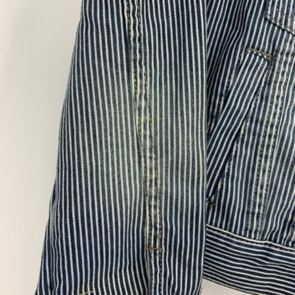 I love H81 Stripes Denim Jacket Medium - Picture 3 of 8